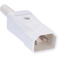 BACHMANN Koude apparaten stekker C14 TypE 749 70°C, wit