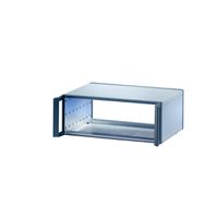 SCHROFF RatiopacPRO 19" Case, Retrofittable Shielding With Handles, 4 U, 84 HP, 255 mm