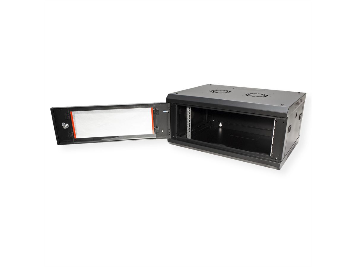 ROLINE 19" Wall Cabinet Basic Plus 4U, 600x450 BxT black