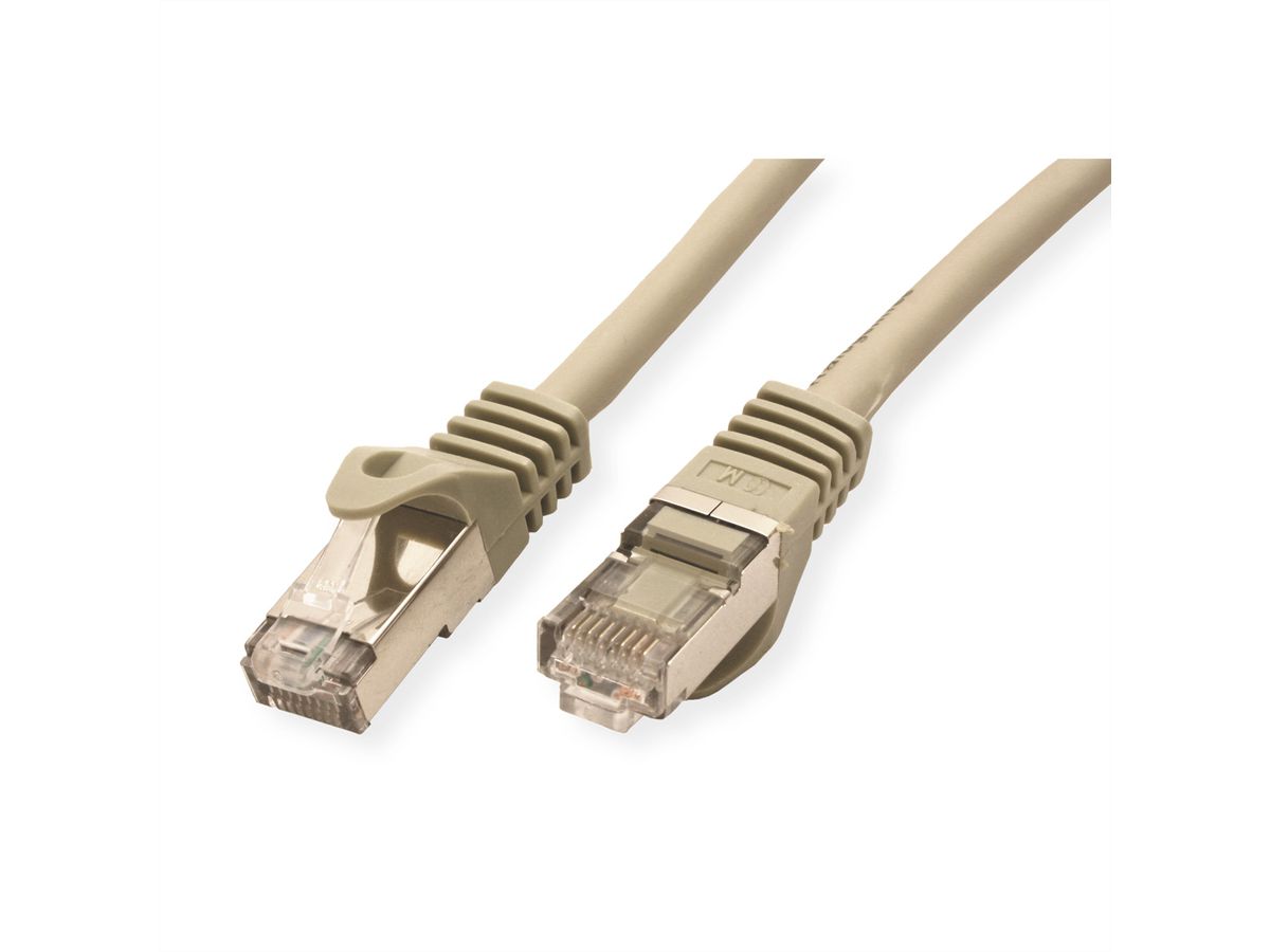 VALUE S/FTP Cable Cat.7, with RJ-45 connectors (500 MHz / Class EA), grey, 5 m