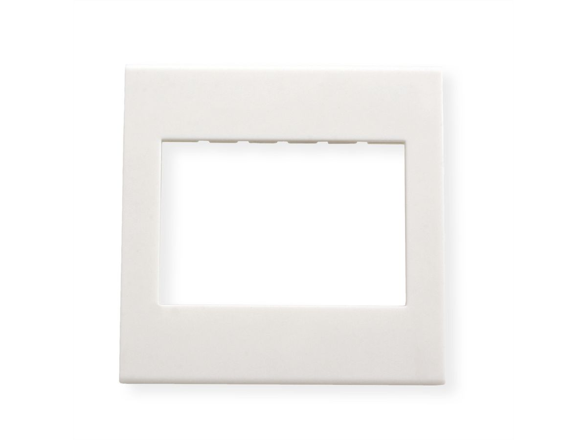 VALUE A/V Faceplate, 86x86mm, white