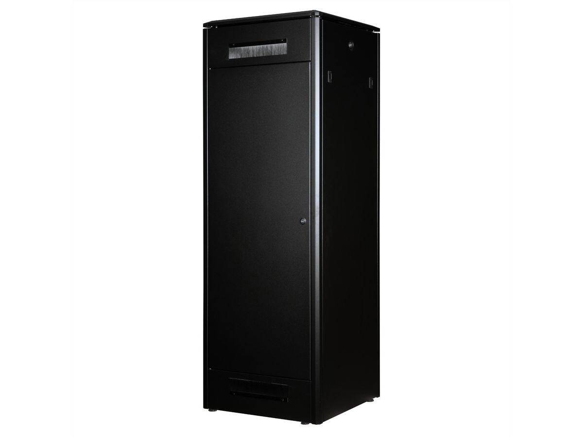 ROLINE 19-inch netwerkkast Pro 36 U , 600x600 BxD Glazen deur zwart