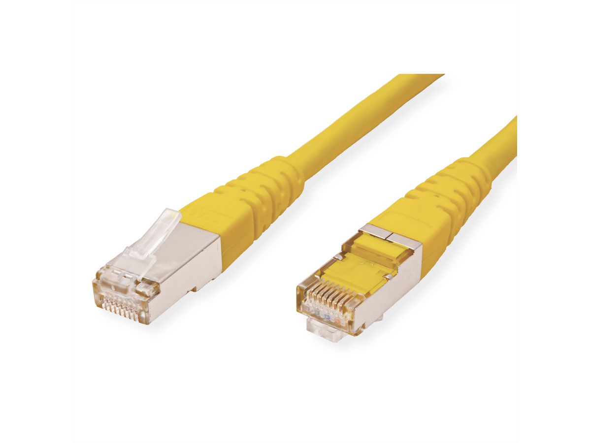 ROLINE FTP Patch Cord Cat.5e (Class D), yellow, 2 m