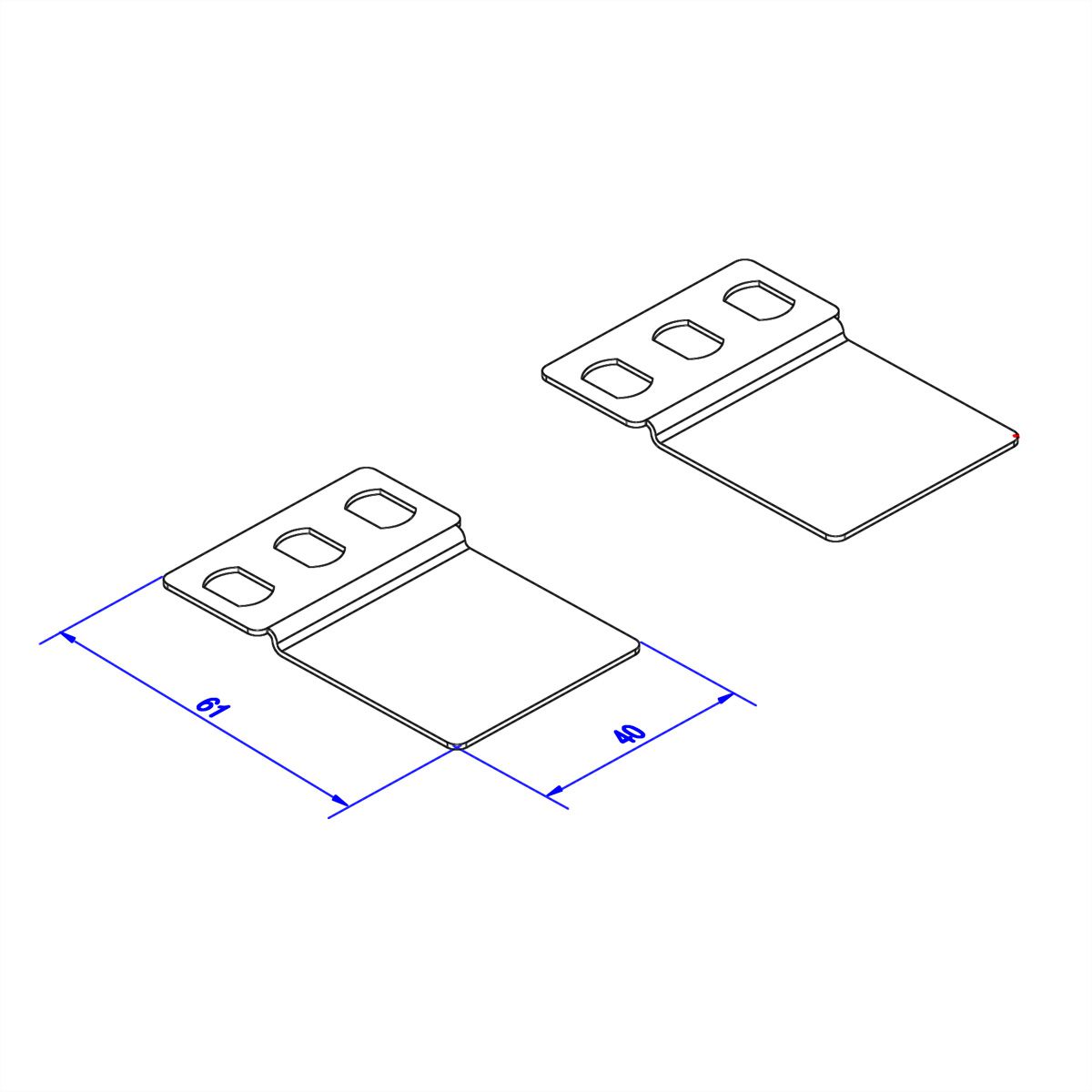 BACHMANN mounting bracket vertical VM