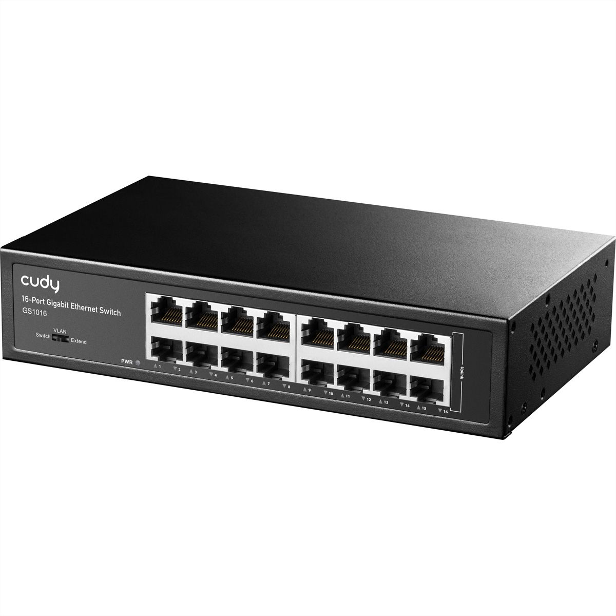 CUDY GS1016 16-poorts Gigabit Metalen Switch