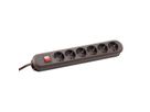 BACHMANN SMART 6xCEE7/3 brown, 6x earthing contact
