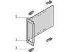SCHROFF CPCI-module voor station 1x 3 1/2", 3 HE verticaal, met frontpaneel