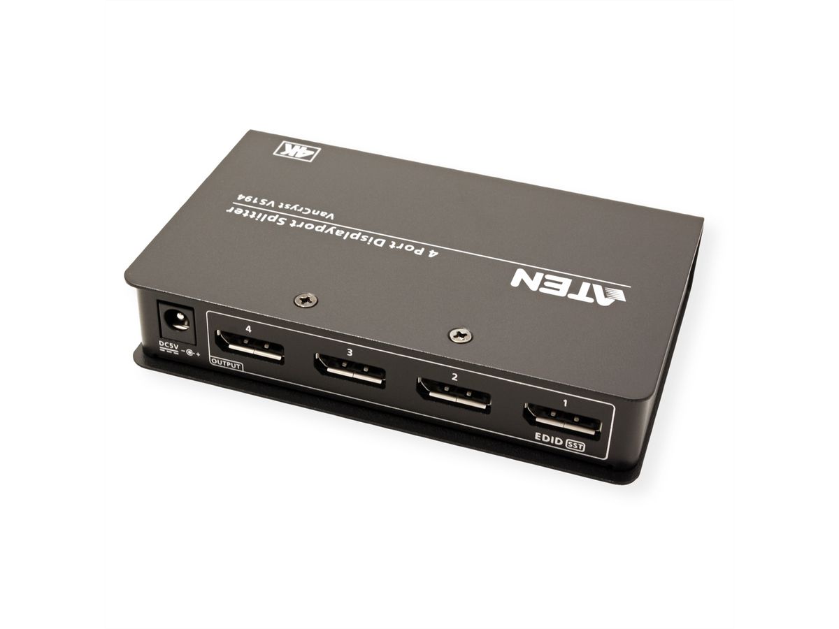 ATEN VS194 4-Poorts 4K DisplayPort Splitter
