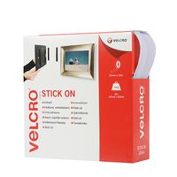 VELCRO® zelfklevend klittenband 20 mm x 10 m wit