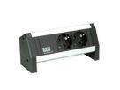 BACHMANN DESK 2xCEE7/3 1xCM GST18, zwart