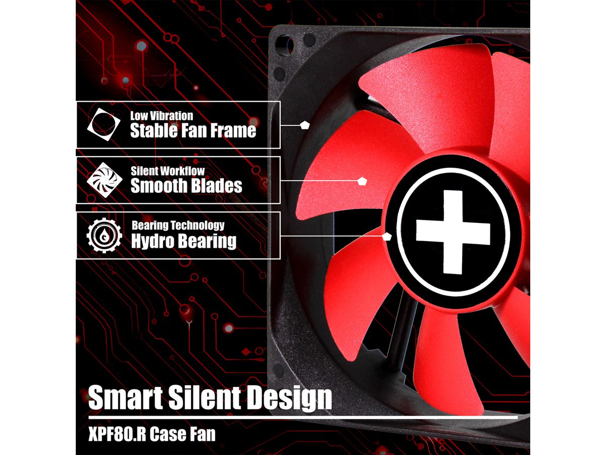 Xilence XPF80.R 80mm Performance Case Fan, 3PIN