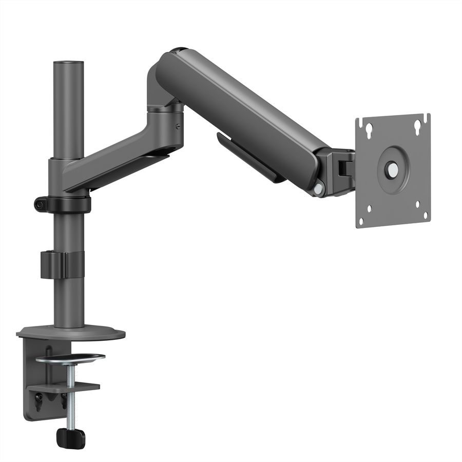 STANDARD Pole-Mounted Monitor Arm, Mechanical Spring, 17–32 inch, max. 10 kg, black