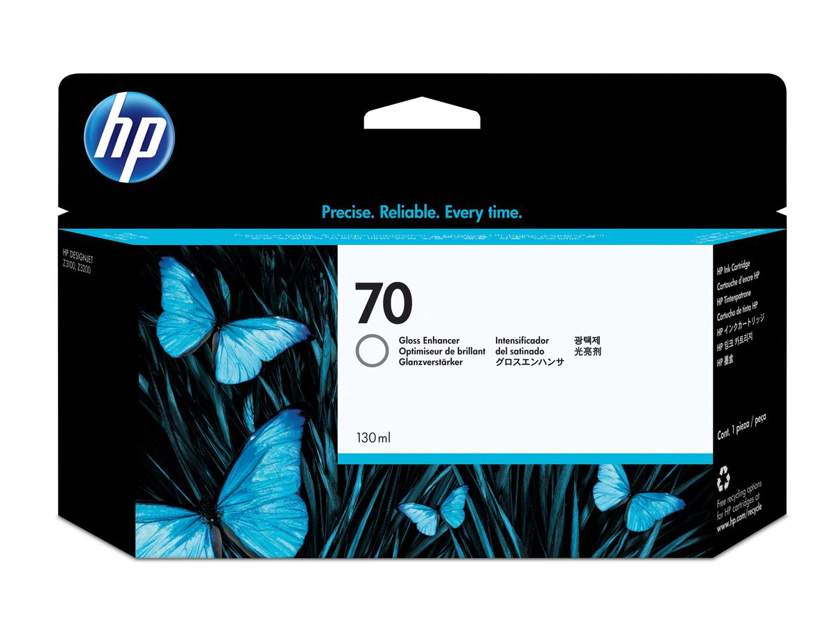 HP 70 glansverhoger DesignJet inktcartridge, 130 ml