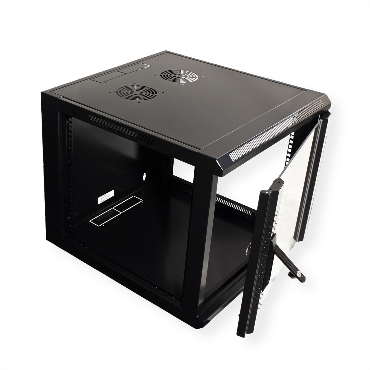 VALUE 19" Wall Mount Rack 6U, 368 x 570 x 450 (HxWxD), black