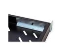 VALUE 19"-plank 1HE in diepte verstelbaar, 440 x 568 mm, 50 kg draagvermogen