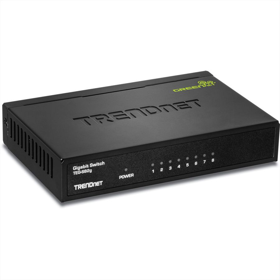 TRENDnet TEG-S82g 8-Poorts Gigabit GREENnet Switch