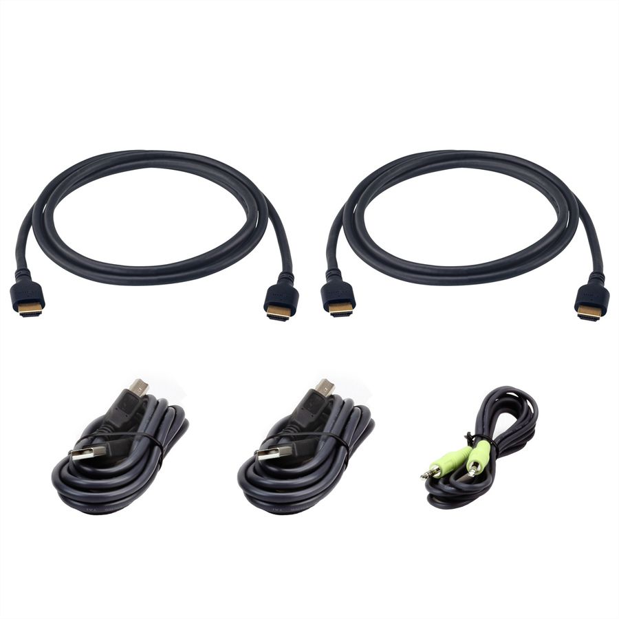 ATEN 2L-7D02UH21X5 Secure HDMI kabelkit voor twee beeldschermen