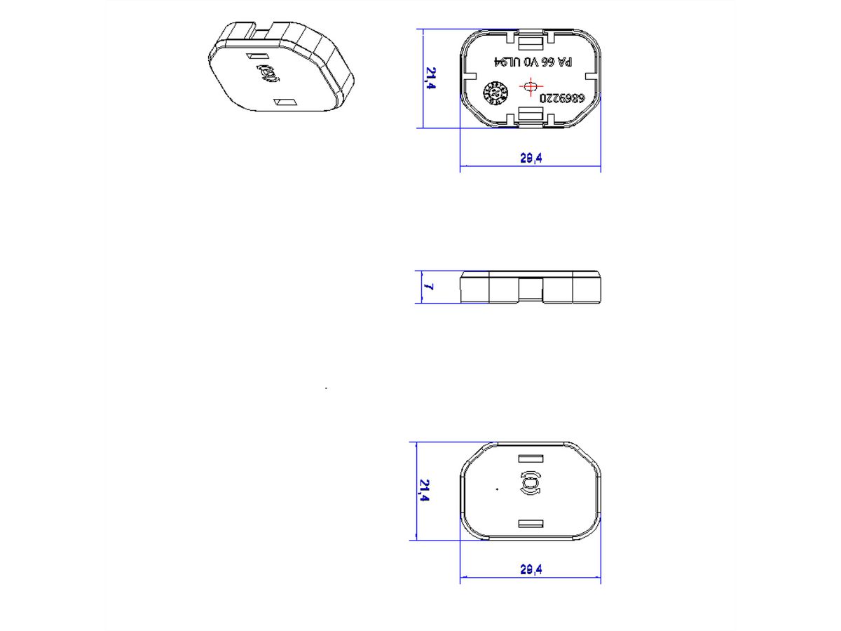 BACHMANN C13 sealing caps 10 pcs, incl. release tool