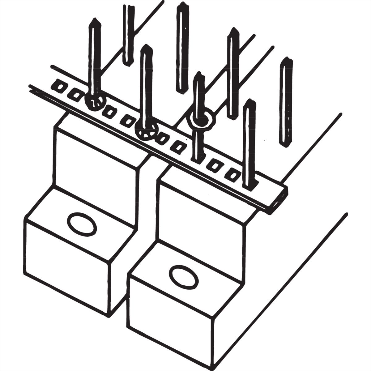 SCHROFF Solder Strip Conductor, 1.0 x 1.0 mm