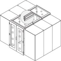 SCHROFF Aisle Containment Height Extension Profile to Raise Top Cover