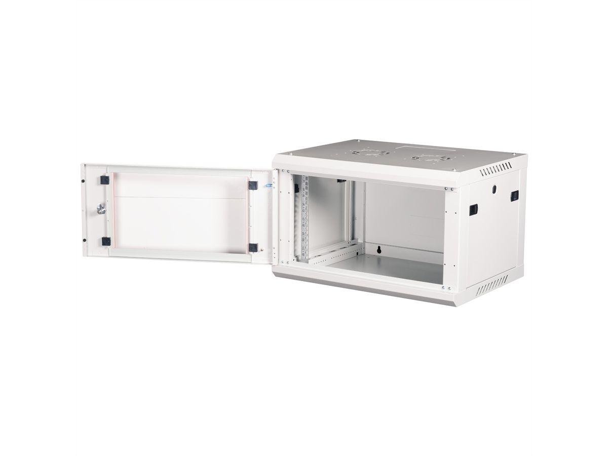 ROLINE 19" Wall Cabinet Basic Plus 6U, 600x450 BxT grey