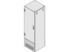 SCHROFF Varistar Connection Plate for Shortened Door/Rear Panel, With brush strip, RAL 7021, 400H 600W
