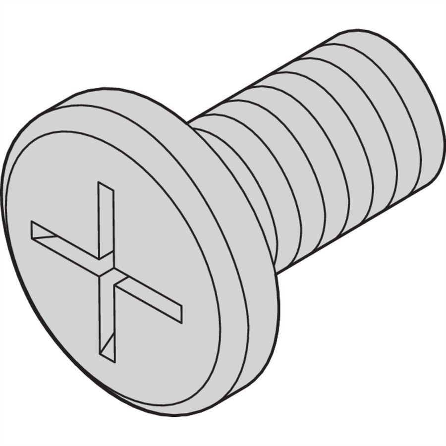 SCHROFF Screw Kit for Disc Drives, M4x6 mm