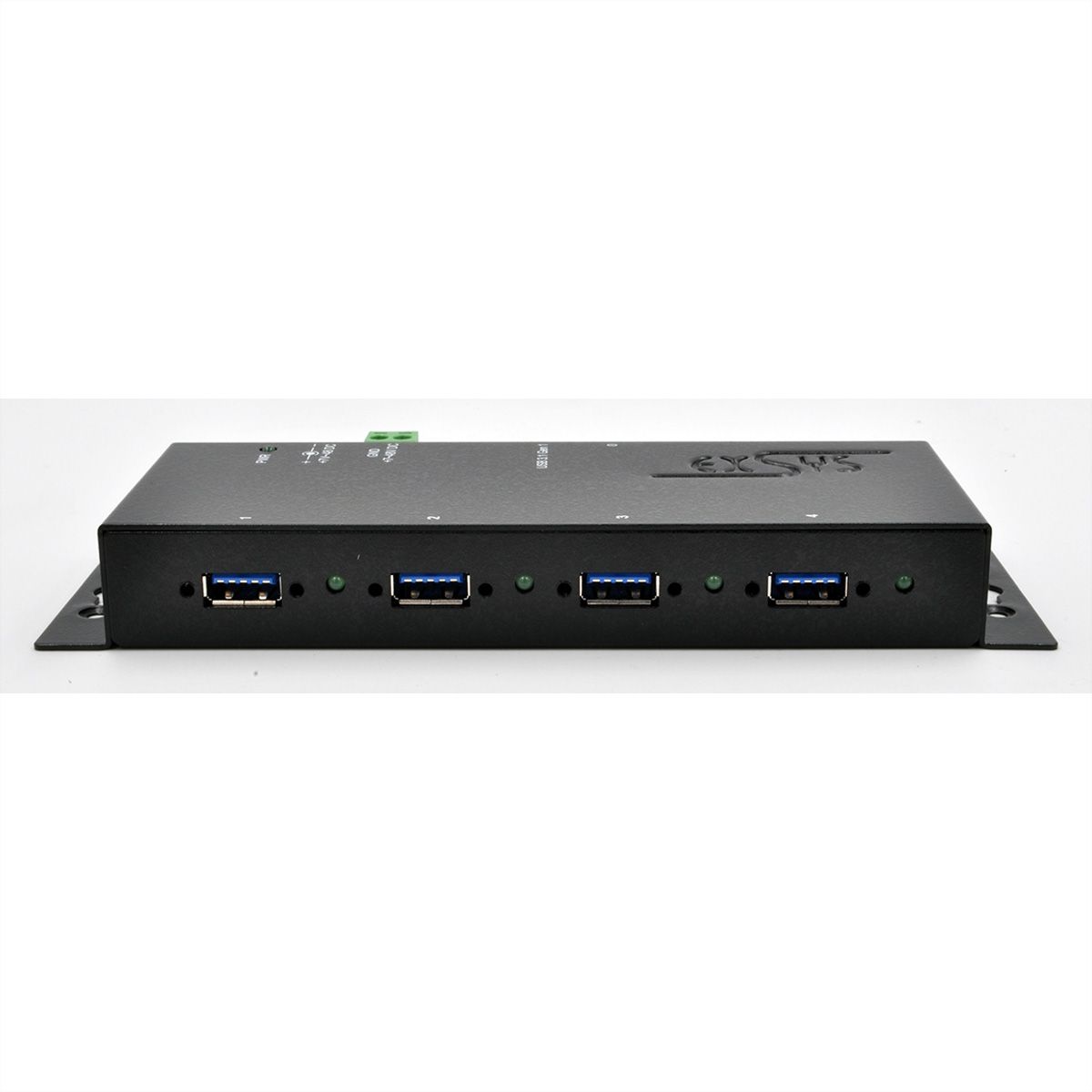 EXSYS EX-1183HMVS-2 4 Ports USB 3.2 Gen1 Metall HUB mit 15KV ESD Überspannungs-Schutz