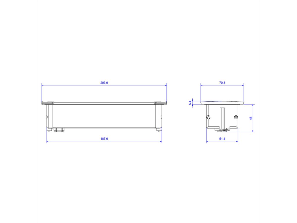 BACHMANN KAPSA Klein 2x geaard stopcontact 1x ABD, GST18 connector