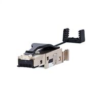 BTR E-DAT Industrie IP20, RJ45-stekker voor veldmontage, zwart