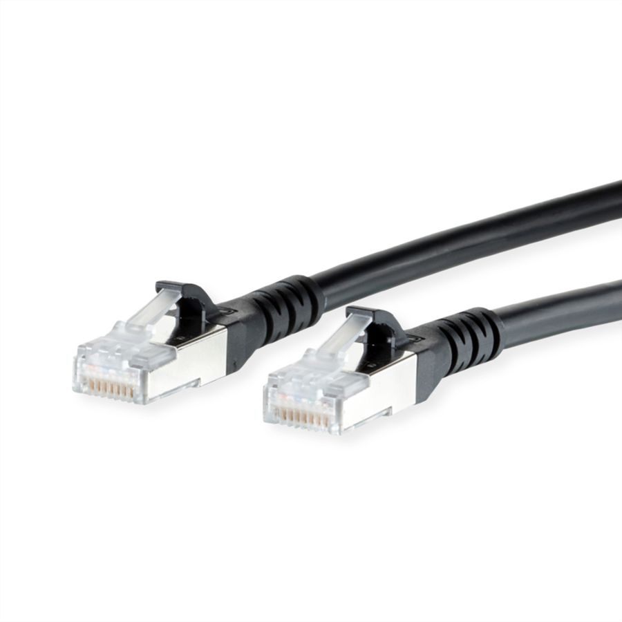METZ CONNECT Patchkabel Cat.6A AWG 26 , LSOH, zwart, 25 m