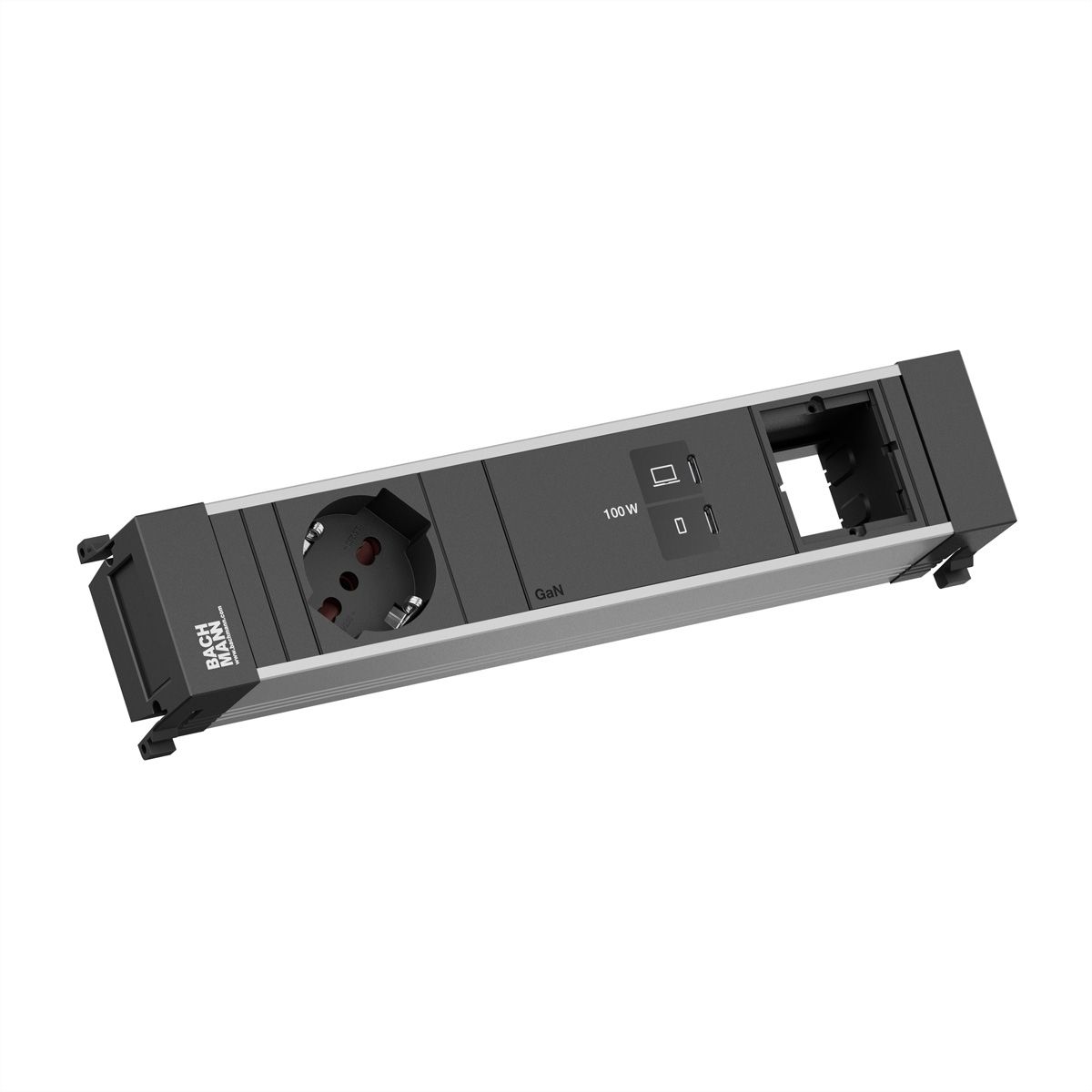 BACHMANN POWER FRAME 1xP40, 1xUSB C/C 100W 1xCM L=0.2m