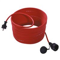 BACHMANN Stroom verlengkabel 16 A/250 VAC, rood, 35 m
