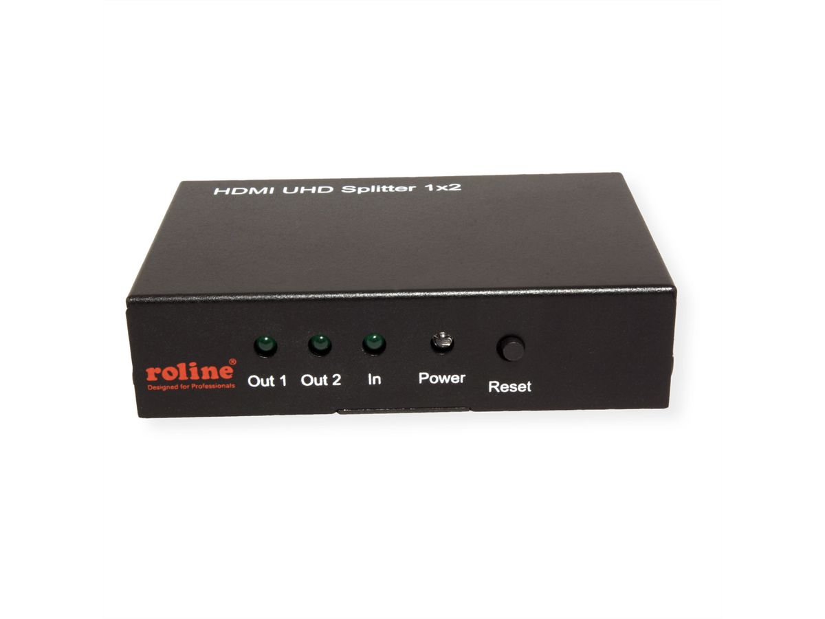 ROLINE 4K HDMI Video-Splitter, 2-voudig