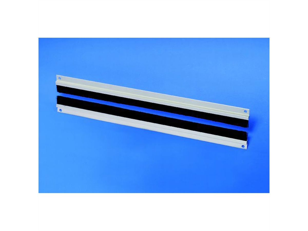 SCHROFF 19" Cable Ducting With Brush Strip, Silver