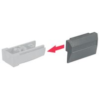 SCHROFF opstapelset voor RatiopacPRO/luchtkoffer of Interscale, RAL 9006