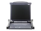 ATEN CL1000N KVM-console, 19" LCD, VGA, PS/2, Duitse toetsenbord indeling