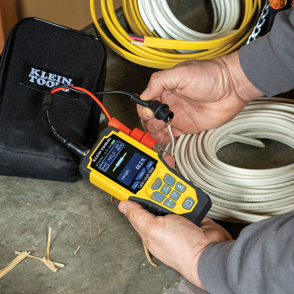 KLEIN TOOLS 501-915 TDR Cable Length Meter