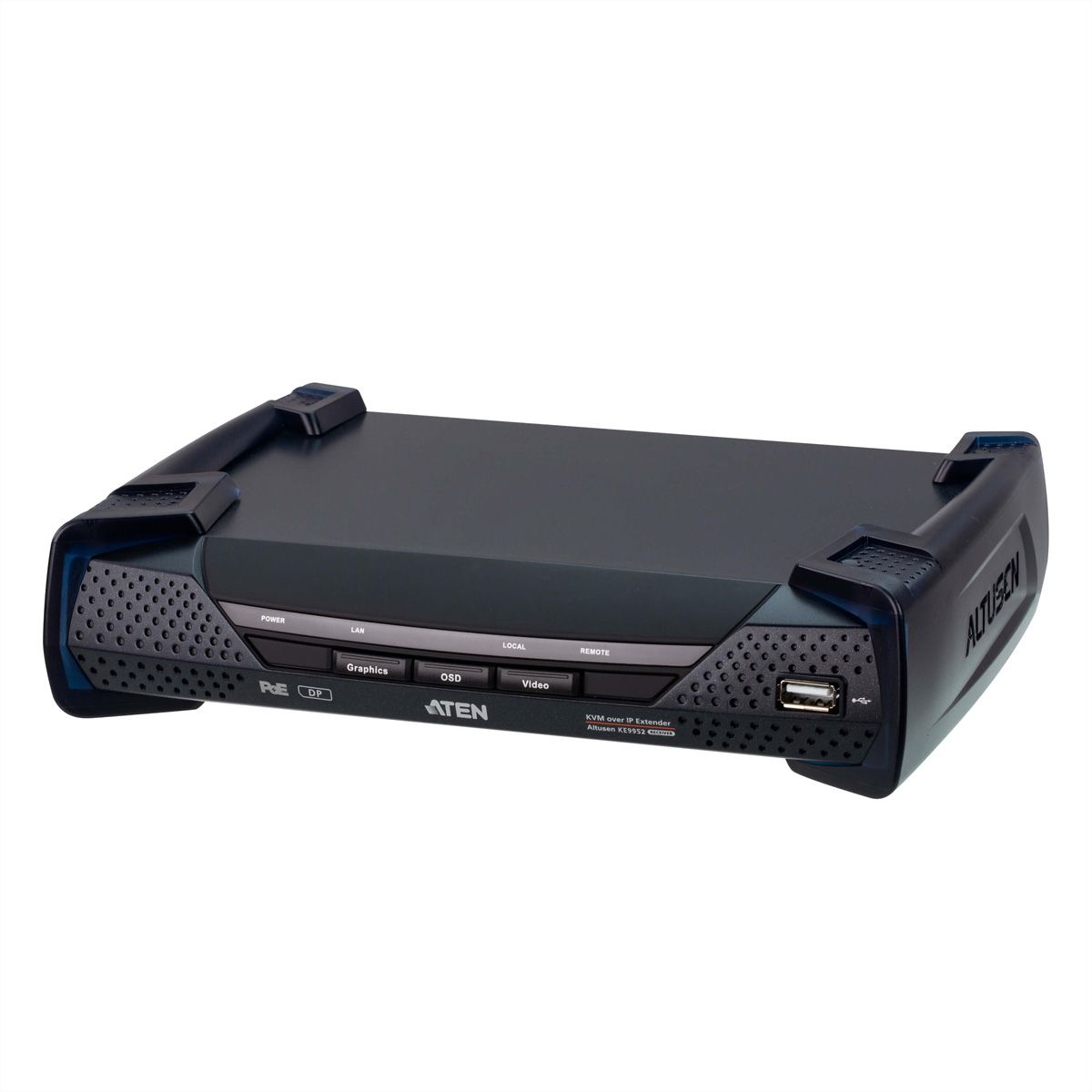 ATEN KE9952R 4K DP KVM over IP-extender met PoE ontvanger