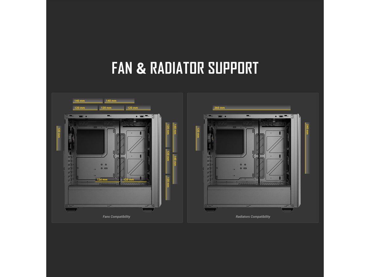 ANTEC Performance P7S Mid-Tower ATX, M-ATX and ITX PC Case, silver