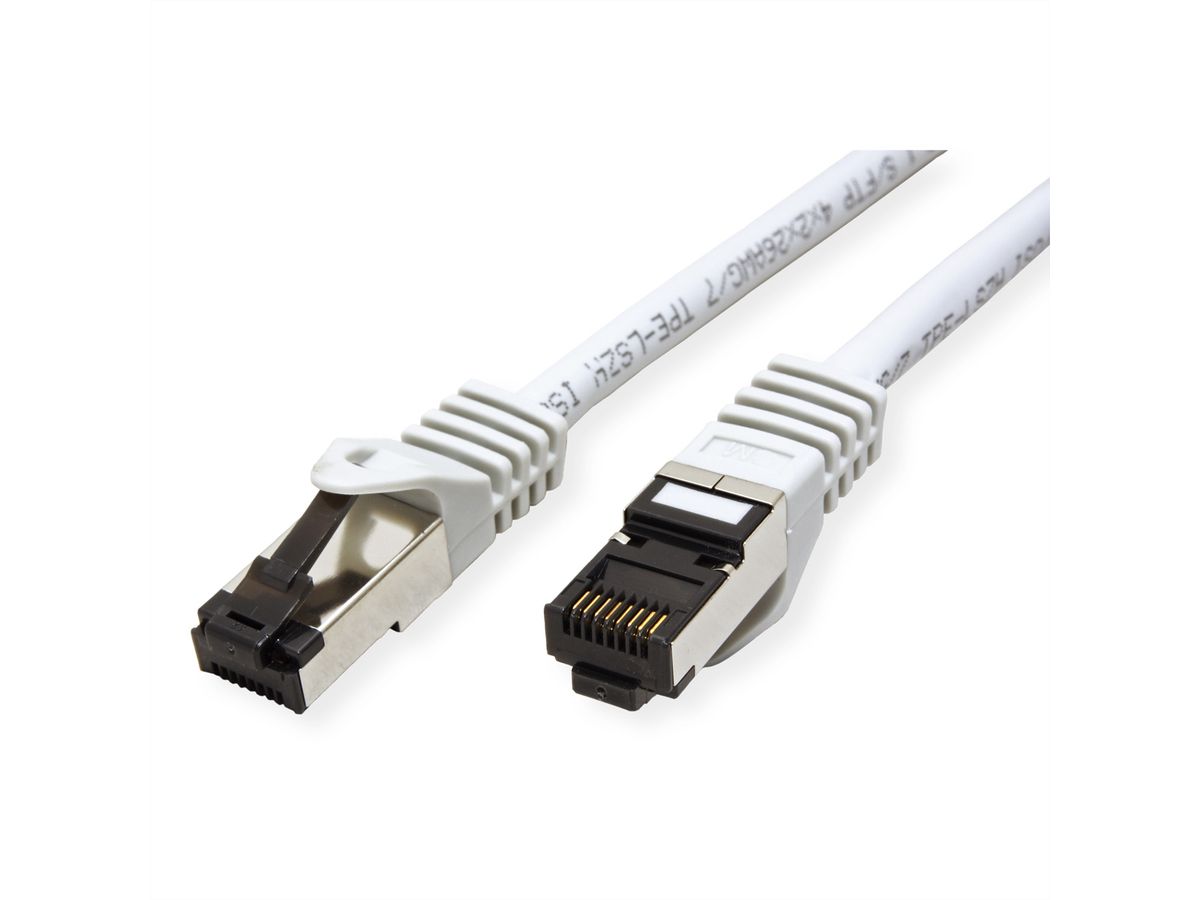VALUE S/FTP (PiMF-) patchkabel Cat.8 (Klasse I), LSOH, soepele kabel, grijs, 3 m