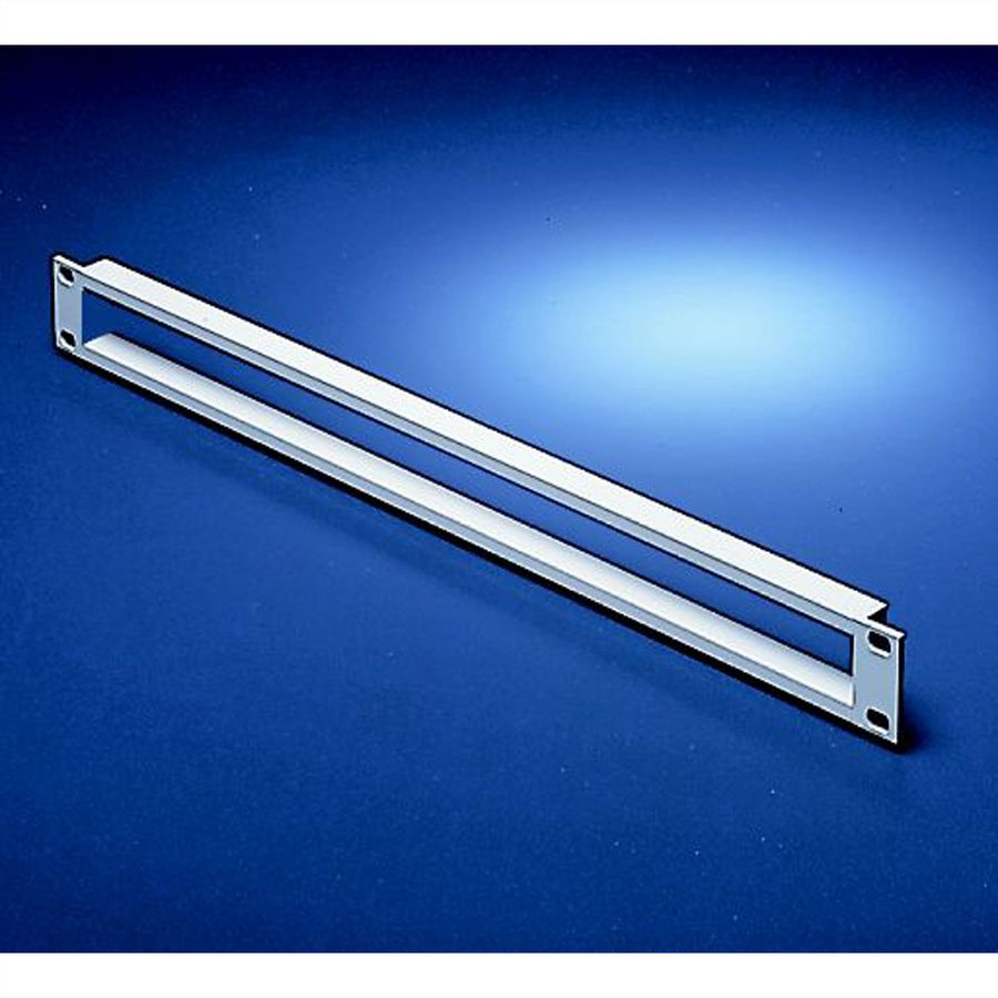 SCHROFF 19" Cable Ducting, 1 U, 1.5 mm, St, RAL 7021