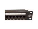 VALUE Cat.6a 19" Patchpanel, 24 Ports, UTP, zwart