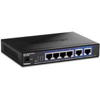 TRENDnet TEG-S762 6-poorts 10G switch, zwart