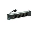 BACHMANN POWER FRAME 4xCEE7/3 ALU 0.20m 3G1.5mm² sw GST18