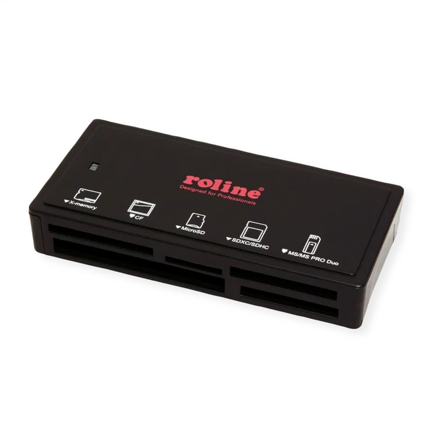 ROLINE USB 3.2 Gen 1 Multi Card Reader, zwart