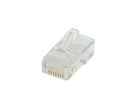 ROLINE Cat.5e (Class D) Modular Plug, 8p8c, UTP, for Stranded Wire, 10 pcs.
