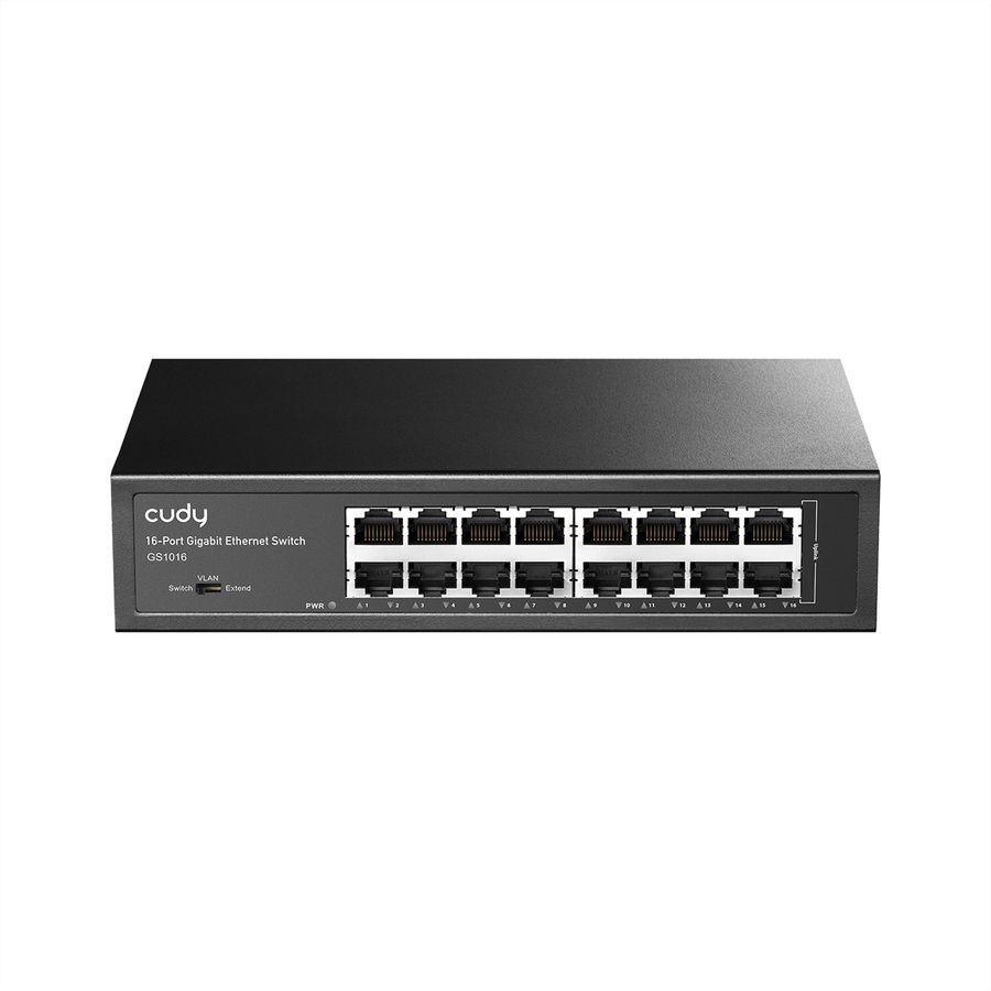 CUDY GS1016 16-poorts Gigabit Metalen Switch