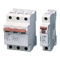 SCHROFF Power Distribution Modules According to DIN 43880, Circuit Breaker 3 x 16 A