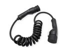ROLINE Auto oplaadkabel Type2, 1-fase, 250 VAC (1P+N+E), 32 A, 7,4 kW, spiraalkabel, 3 m